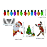 Vrolijke Reflecterende Kerst Stickers