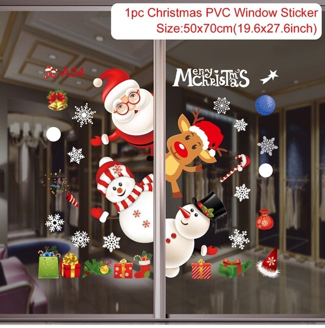 Kerst Raamstickers - Beautiful Decorations™