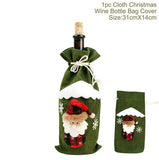 Kerst Wijnfles Houder - 'Beautiful Christmas Decorations'