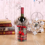 Kerst Wijnfles Houder - 'Beautiful Christmas Decorations'