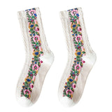Vintage Bloemen Sokken 'Belle Designs'