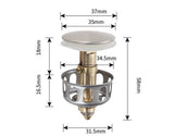 Wasbak Afvoer Filter 'Easy Clean Pro'