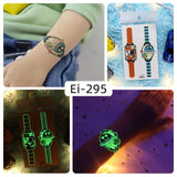 Glow-in-the-Dark Horloge Tattoo (2 Stuks)