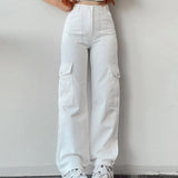 Verstelbare Straight Fit Cargo Broek