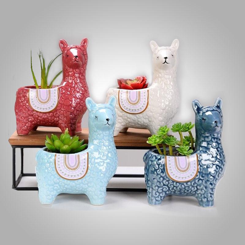 Alpaca Bloempot