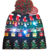 Kerstmuts met LED-lichtjes