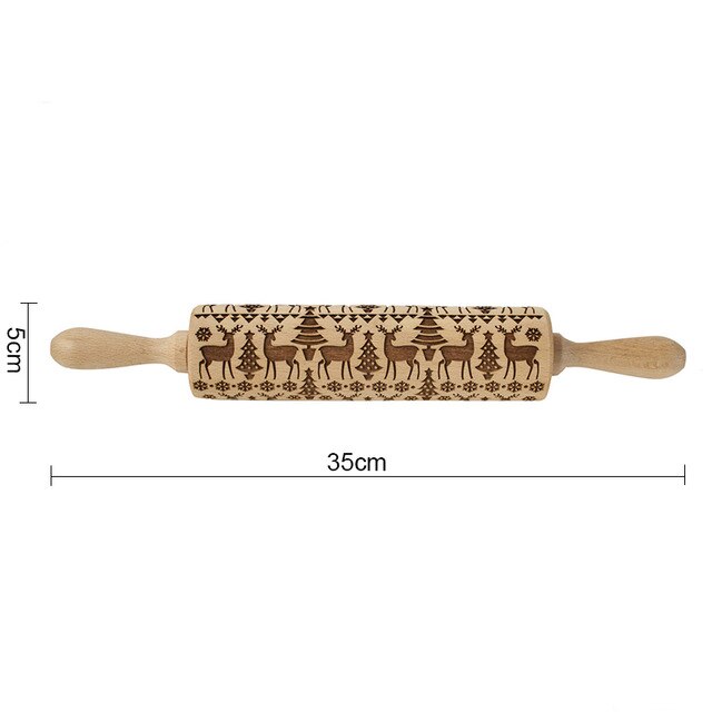 KerstKoekjes Reliëf-Roller 'Kitchen Tools Deluxe'