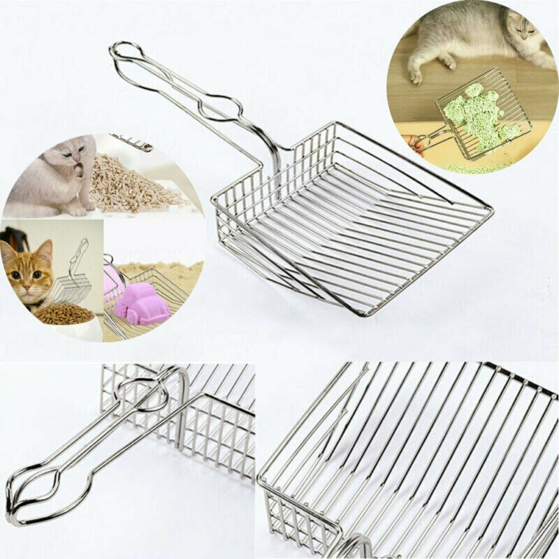 Verbeterde Kattenbak Schep 'Scoop & Clean'