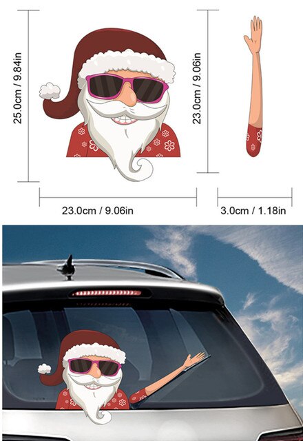 Hilarische Kerst Ruitenwisser
