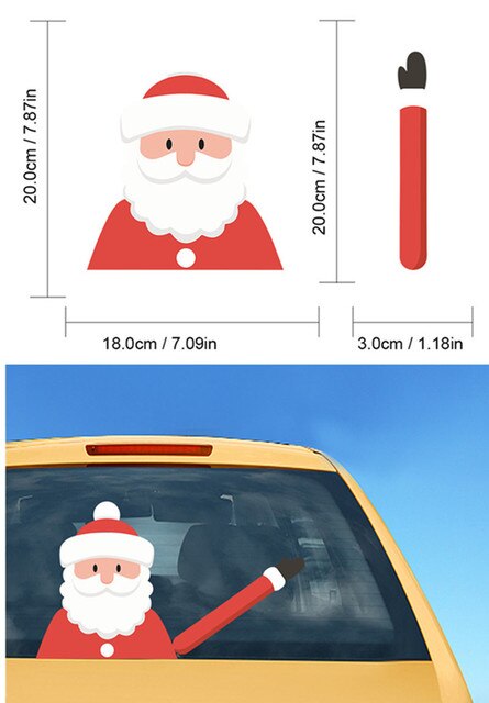 Hilarische Kerst Ruitenwisser