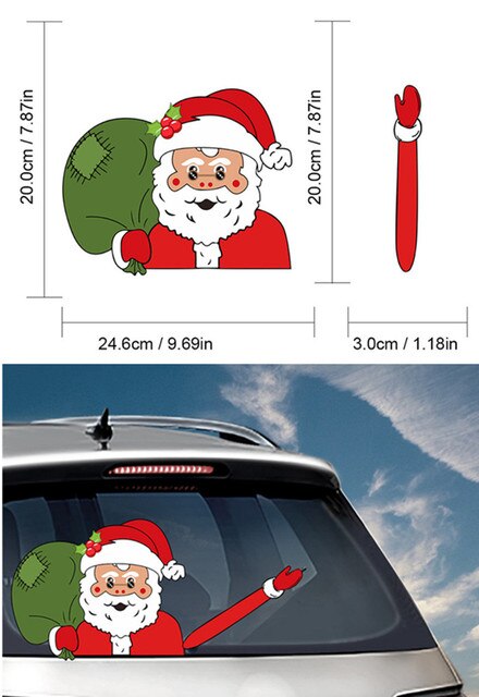 Hilarische Kerst Ruitenwisser