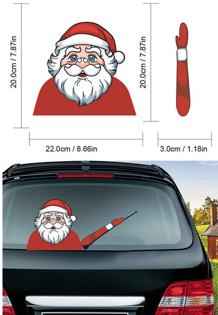 Hilarische Kerst Ruitenwisser
