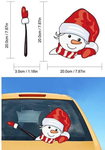 Hilarische Kerst Ruitenwisser
