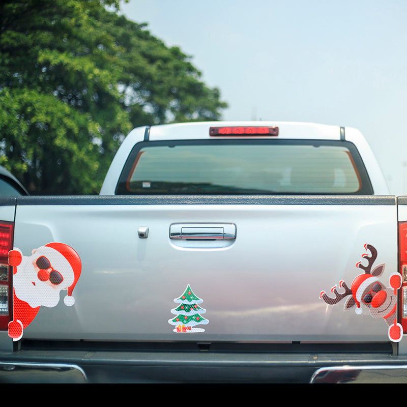 Vrolijke Reflecterende Kerst Stickers