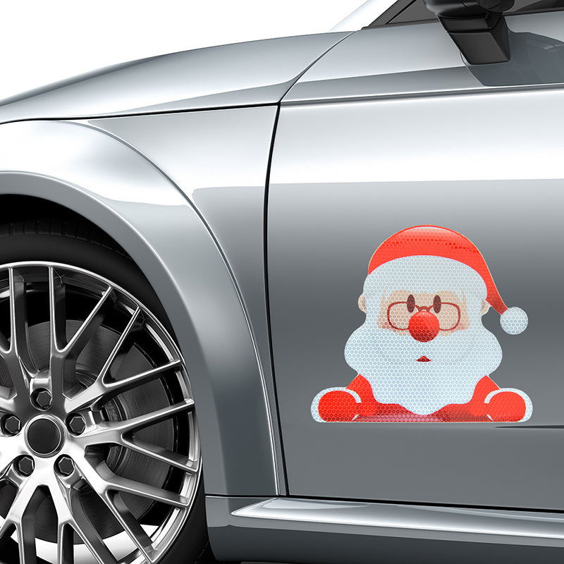 Vrolijke Reflecterende Kerst Stickers