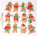 Gingerbread Mannetje Decoratie (12 Stuks!)