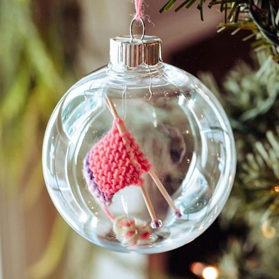 Prachtige Gedetailleerde Breien Kerstballen
