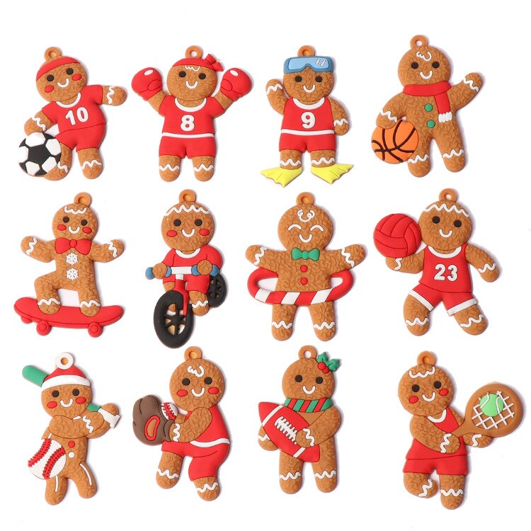 Gingerbread Mannetje Decoratie (12 Stuks!)