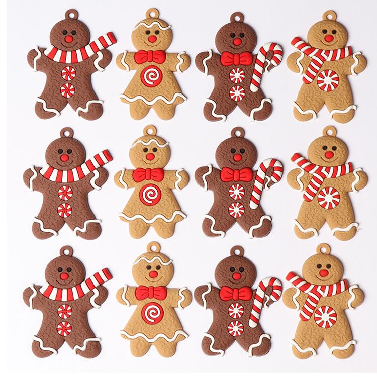 Gingerbread Mannetje Decoratie (12 Stuks!)