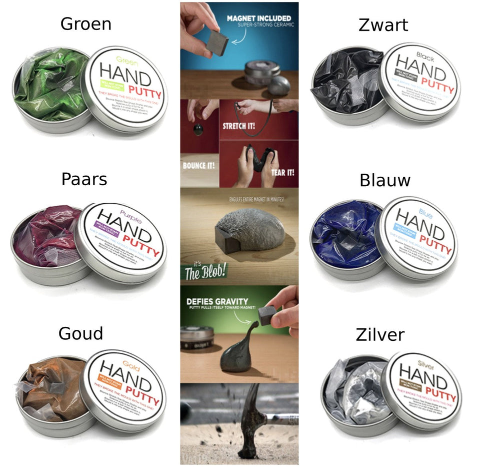 Magnetisch “Anti Stress” Slijm + Magneet (Gratis Verzending)