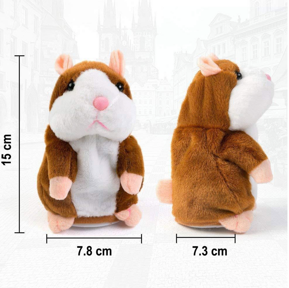 Hamster met “Na-Praat” functie! (TIJDELIJK 50% KORTING)