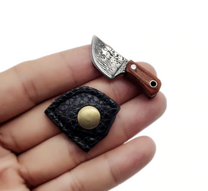 Sleutelhanger Mini Mes & Hoesje