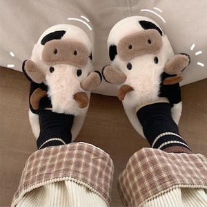 Schattige Koeien Pantoffels