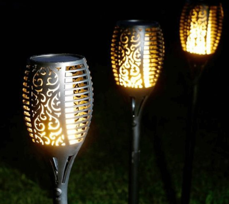Luminous Solar Light Fakkel Set