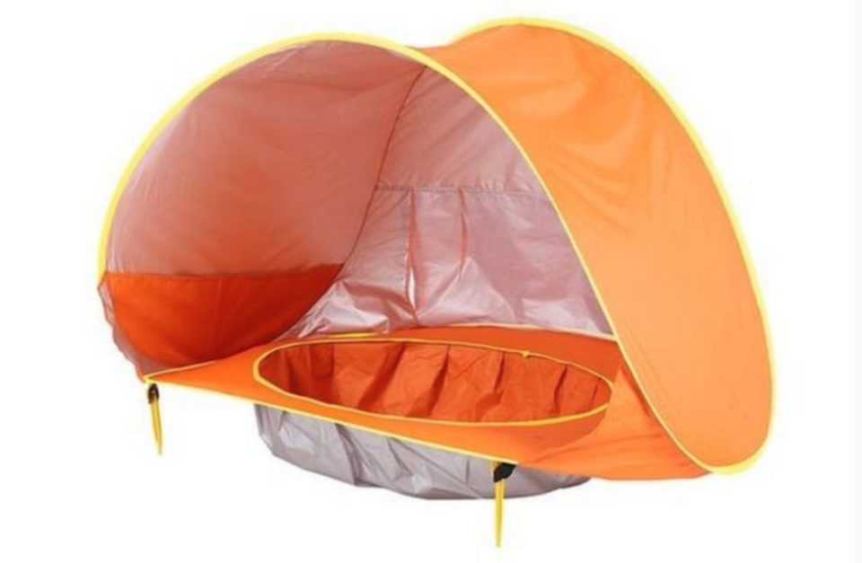 Verkoelende strandtent 'kidscool'