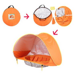 Verkoelende strandtent 'kidscool'