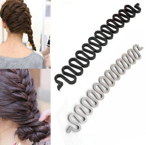 Haarvlechter 'glamouraza' (set van 3 stuks)