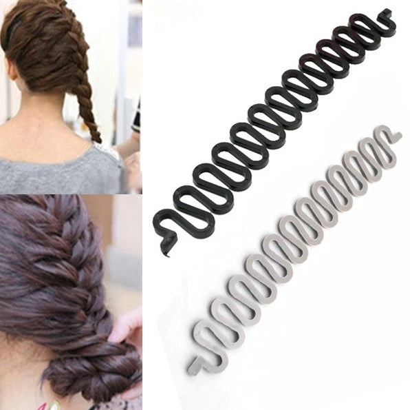 Haarvlechter 'glamouraza' (set van 3 stuks)