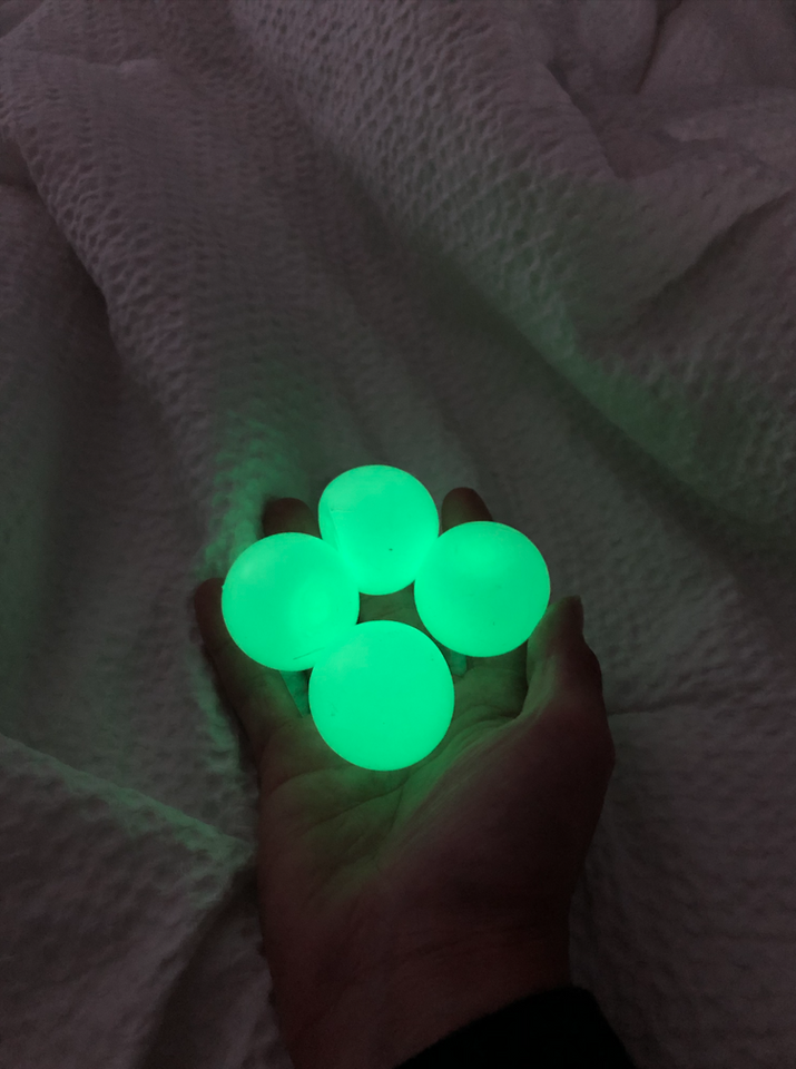 Glow-in-the-Dark Sticky Balls