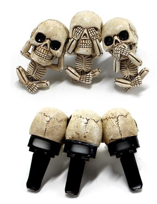 Decoratieve Auto Luchtverfrisser Skeletten (3 Stuks!)