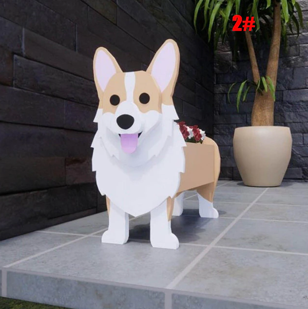 Handgemaakte Honden Plantenbakken