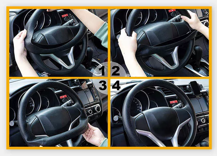 Auto Stuur Cover 'Comfort Deluxe'
