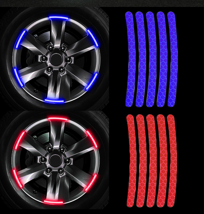 Reflecterende Banden Sticker Set