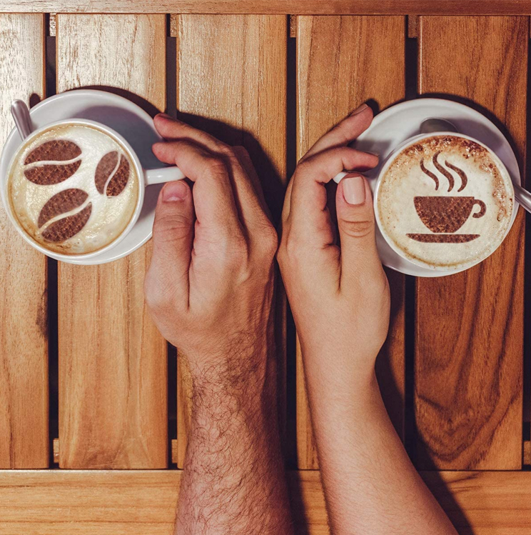 Koffie Kunst Set "Super Barista"