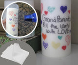 Kaars Decoratie Vellen (10 Stuks!!)