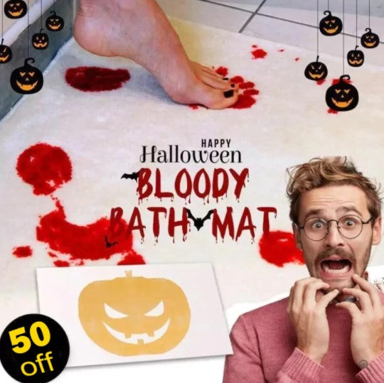 Griezelige Halloween Bad Mat
