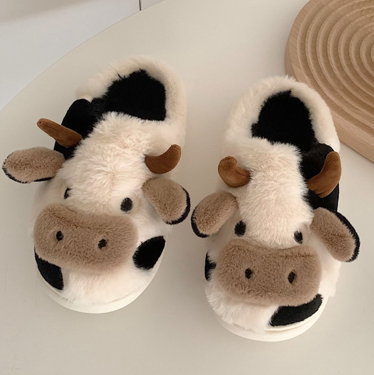 Schattige Koeien Pantoffels