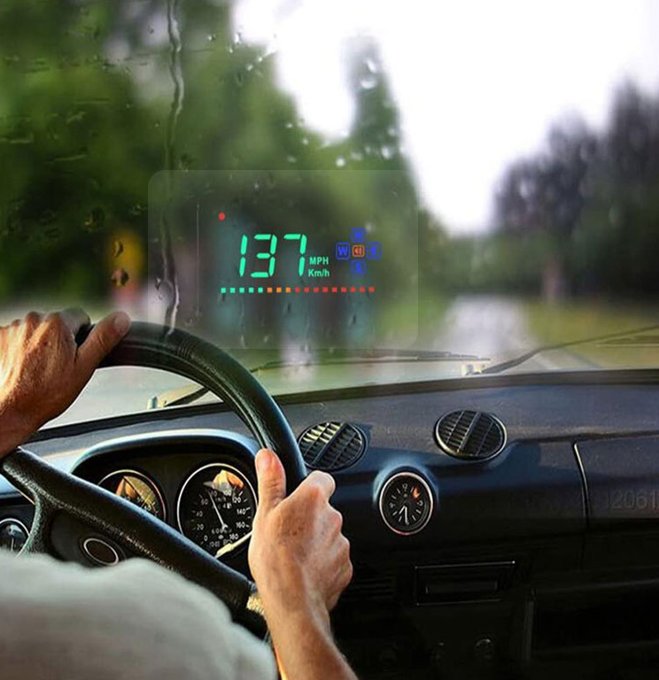 Transparante Holografische Auto Folie - Heads Up Display!