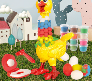 Knutsel Kip (Met 12 Kleuren Klei!)