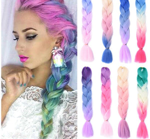 Gekleurde Haar Extensions 'Party Fun'