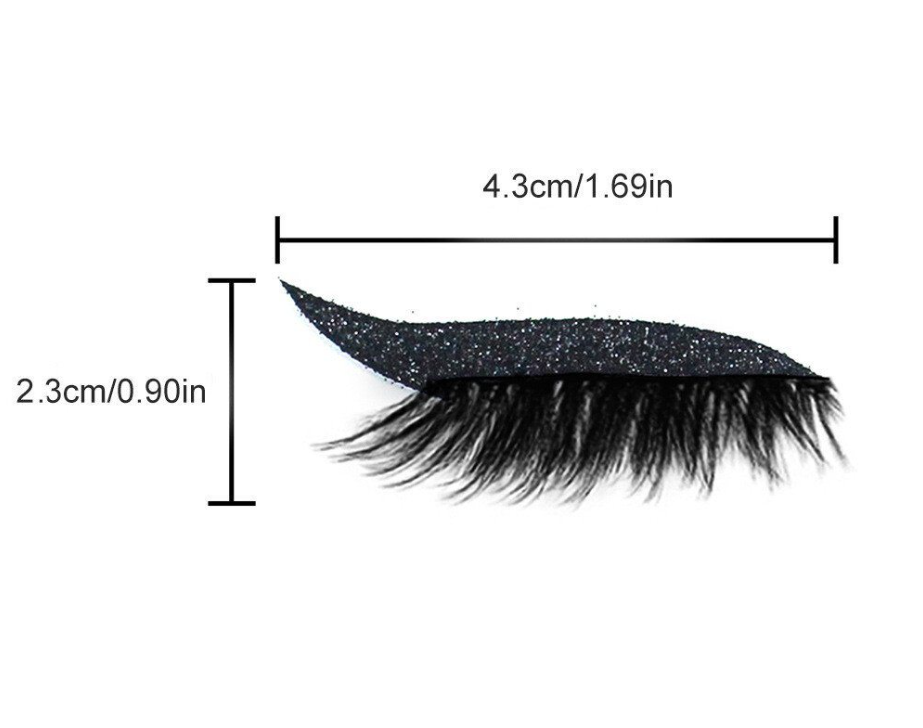 Waterdichte Eyeliner Patches - Snel, Eenvoudig, Perfect!