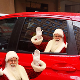 Vrolijke Kerstman Sticker