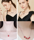 Tweezijdige Hartjes Ketting