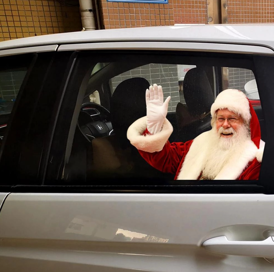 Vrolijke Kerstman Sticker