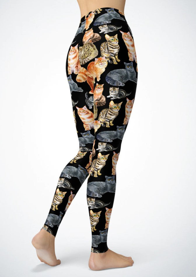 "Crazy Cat Lady" Comfortabele Legging