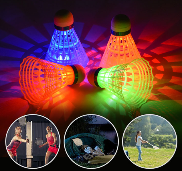 LED Badminton Shuttles (3 Stuks)